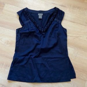 Navy Blue Ann Taylor Blouse